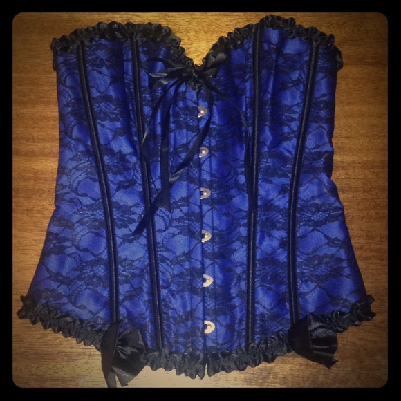 Other - Sexy blue corset